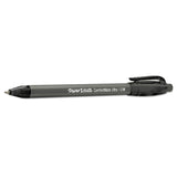 Paper Mate® ComfortMate Ultra Ballpoint Pen, Retractable, Medium 1 mm, Black Ink, Black Barrel, Dozen (PAP6330187)