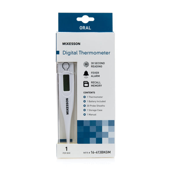 McKesson Digital Stick Thermometer Oral Probe Handheld (491094_BX) 12/BX