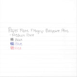 Paper Mate® FlexGrip Ultra Recycled Ballpoint Pen, Stick, Medium 1 mm, Black Ink, Gray Barrel, Dozen (PAP9630131)