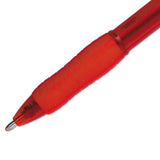 Paper Mate® Profile Ballpoint Pen, Retractable, Bold 1.4 mm, Red Ink, Translucent Red Barrel, Dozen (PAP89467)