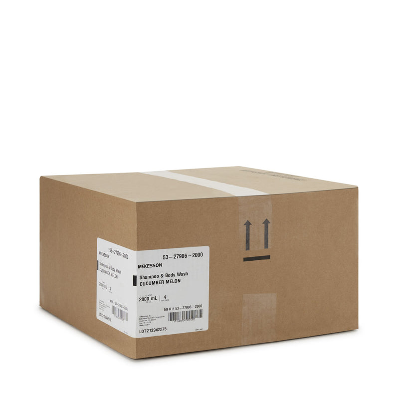 McKesson Shampoo and Body Wash 2,000 mL Dispenser Refill Bag Cucumber Melon Scent (468271_CS) 4/CS