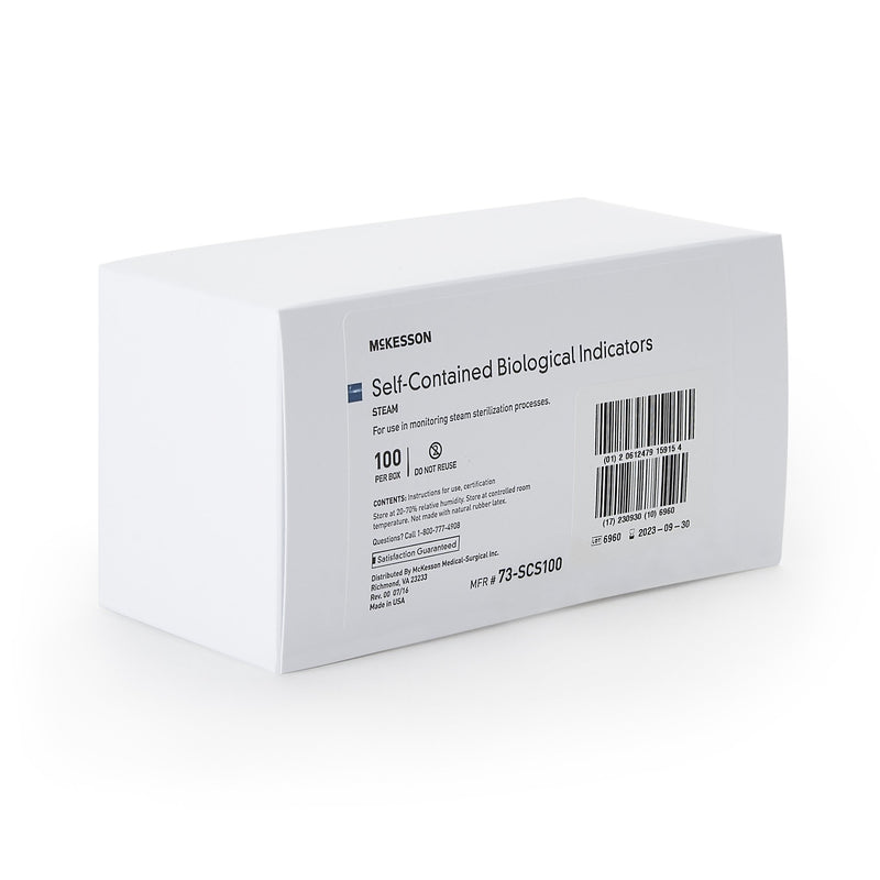 McKesson Sterilization Biological Indicator Vial Steam (524878_CS) 400/CS