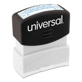Universal® Message Stamp, SCANNED, Pre-Inked One-Color, Blue (UNV10157) Each