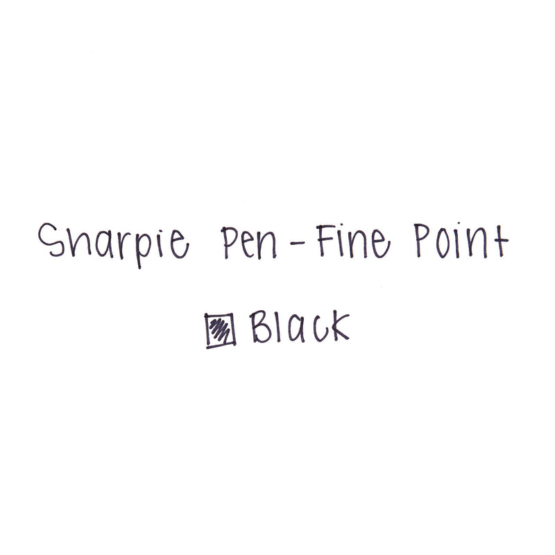 Sharpie® Stainless Steel Porous Point Pen, Stick, Fine 0.5 mm, Black Ink, Brushed Silver Barrel (SAN1800702) Each