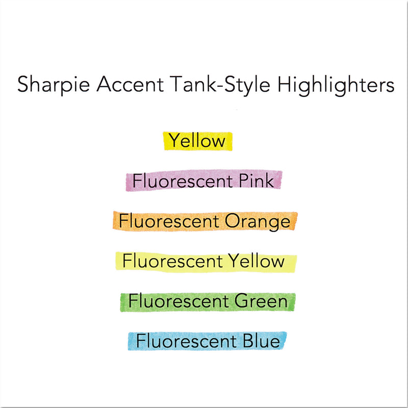 Sharpie Tank Style Highlighters, Chisel Tip, Pink, Dozen (SAN25009B) 1 Dozen