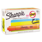 Sharpie Tank Style Highlighters, Chisel Tip, Orange, Dozen (SAN25006B) 1 Dozen