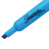 Sharpie Tank Style Highlighters, Chisel Tip, Blue, Dozen (SAN25010B) Box of 12