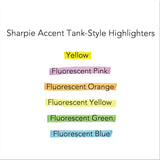 Sharpie Tank Style Highlighters, Chisel Tip, Fluorescent Green, Dozen (SAN25026B) Box of 12