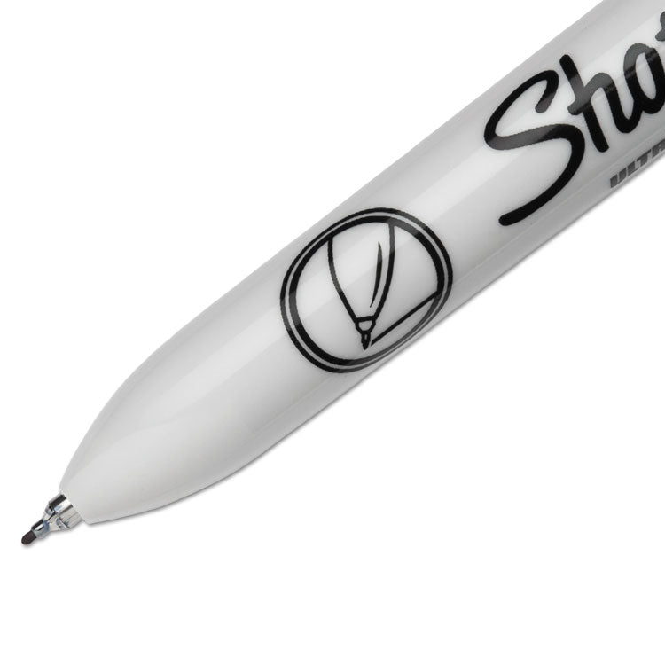 Sharpie® Retractable Permanent Marker, Extra-Fine Needle Tip, Blue (SAN1735792) 1 Dozen