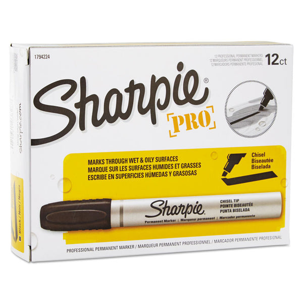 Sharpie® Durable Metal Barrel Permanent Marker, Broad Chisel Tip, Black (SAN1794224)