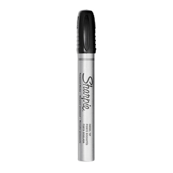 Sharpie® Durable Metal Barrel Permanent Marker, Broad Chisel Tip, Black (SAN1794224)