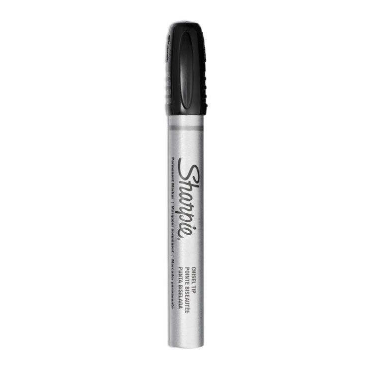 Sharpie® Durable Metal Barrel Permanent Marker, Broad Chisel Tip, Black (SAN1794224) 1 Dozen