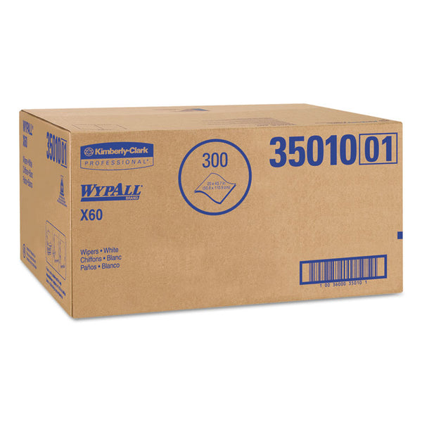 WypAll® X60 Shower Towels, 22.5 x 39, White, 100/Box, 3 Boxes/Carton (KCC35010)