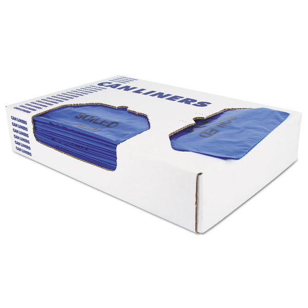 Heritage Healthcare Biohazard Printed Can Liners, 20-30 gal, 1.3 mil, 30" x 43", Blue, 200/Carton (HERA6043PX) Case of 200