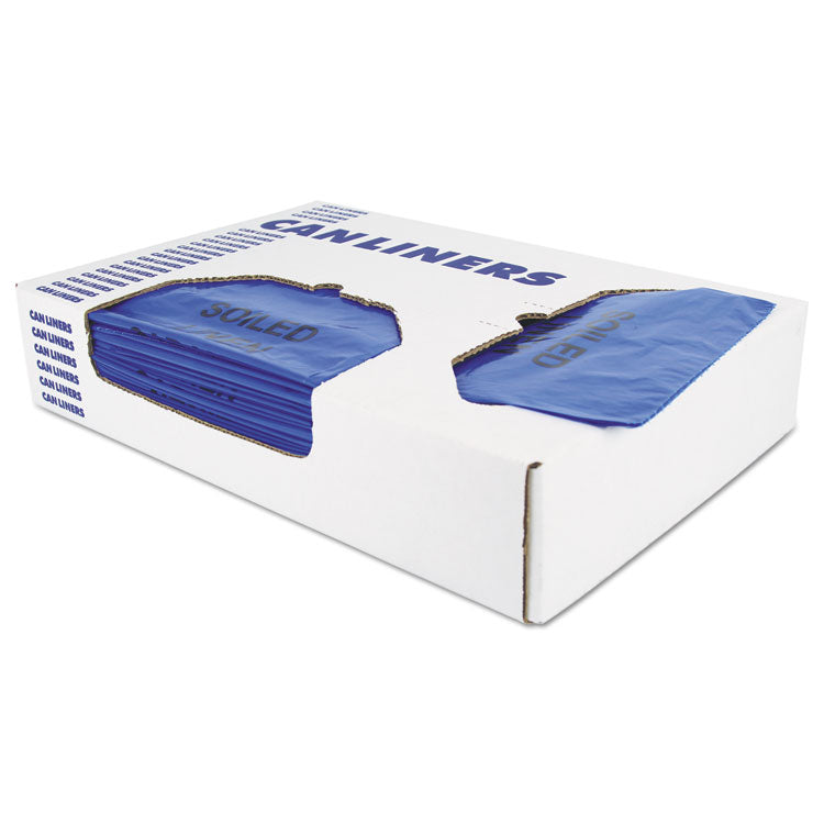 Heritage Healthcare Biohazard Printed Can Liners, 20-30 gal, 1.3 mil, 30" x 43", Blue, 200/Carton (HERA6043PX) Case of 200