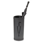 Alba™ Triangular Umbrella Stand, Steel/Plastic, 10.25w x 10.25d x 23.67h, Black (ABAPMTRIA2N) Each