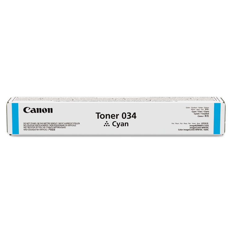 Canon® 9453B001 (034) Toner, 7,300 Page-Yield, Cyan (CNM9453B001)