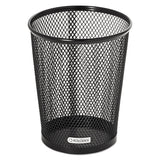 Rolodex™ Nestable Jumbo Wire Mesh Pencil Cup, 4.38" Diameter x 5.4"h, Black (ROL62557) Each