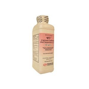 Pharmaceutical Associates Joint Health Supplement Calcium Carbonate 1,250 mg / 5 mL Strength Oral Suspension 16 oz. Bubble Gum Flavor (635482_BT) 1/BT