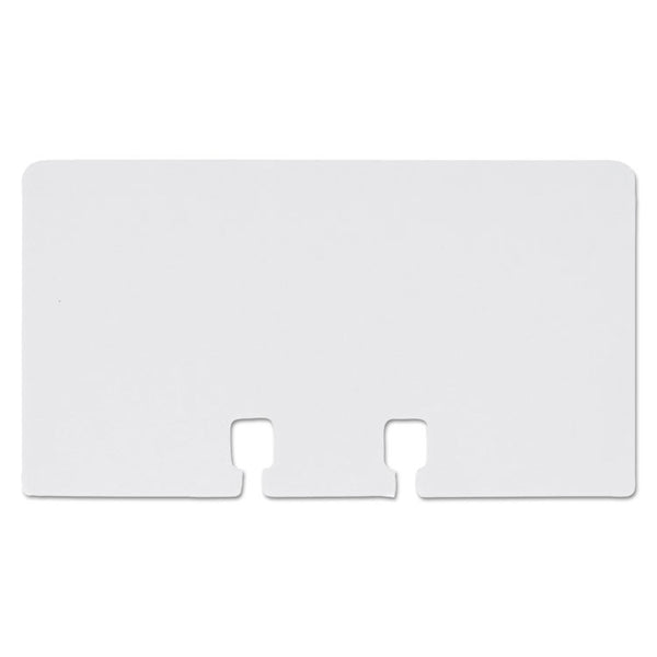 Rolodex™ Plain Unruled Refill Card, 2.25 x 4, White, 100 Cards/Pack (ROL67558)