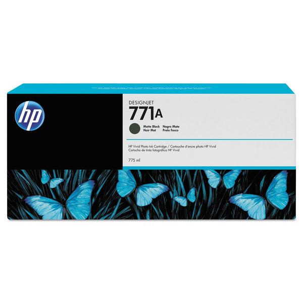 HP HP 771, (B6Y15A) Matte Black Original Ink Cartridge (HEWB6Y15A)