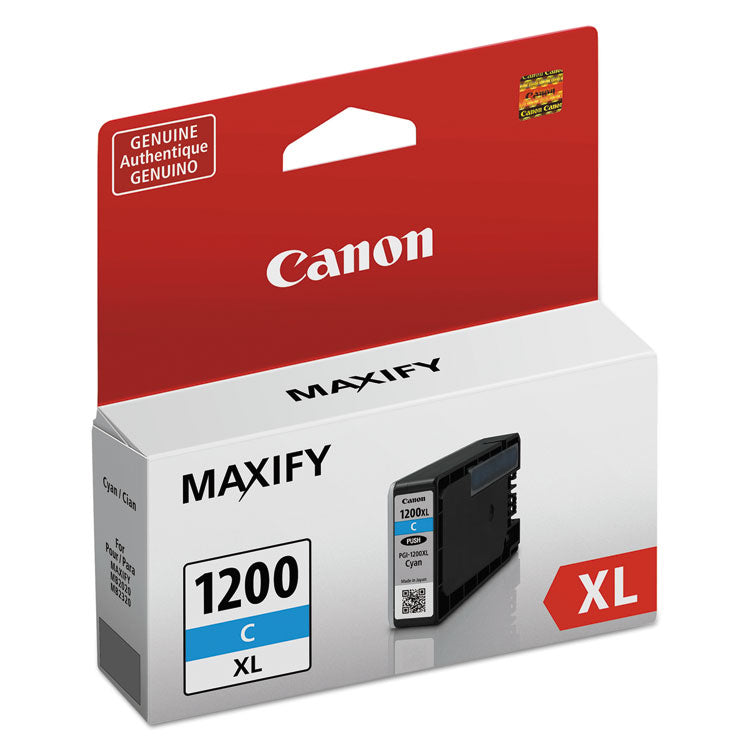 Canon® 9196B001 (PGI-1200XL) High-Yield Ink, 1,020 Page-Yield, Cyan (CNM9196B001)