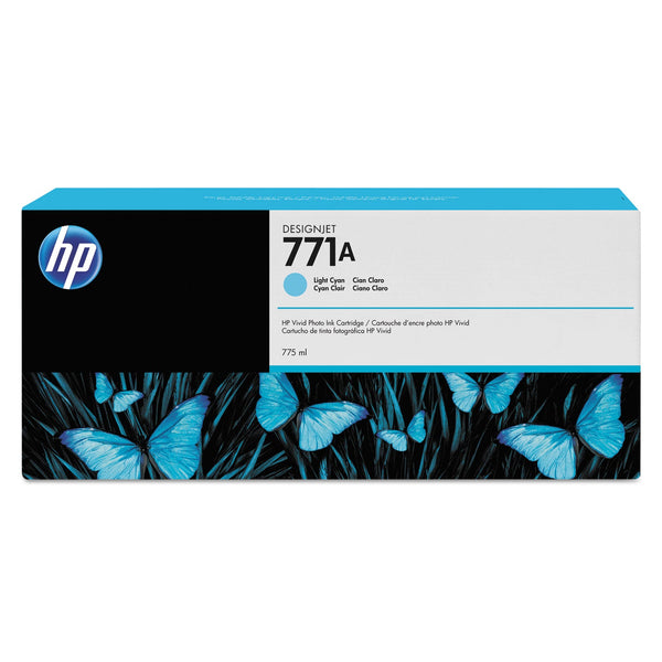 HP HP 771, (B6Y20A) Light Cyan Original Ink Cartridge (HEWB6Y20A)