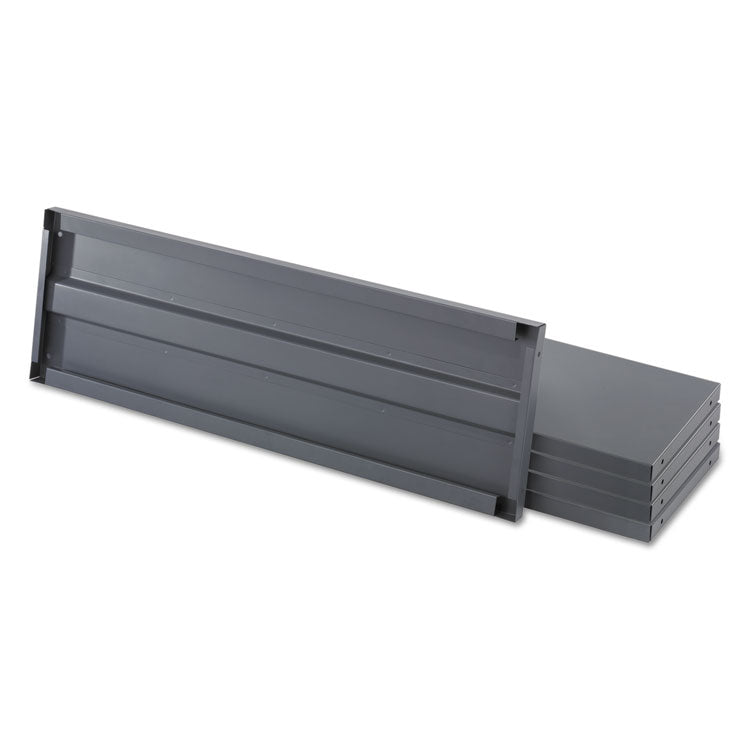 Safco® Commercial Steel Shelving Unit, Five-Shelf, 36w x 18d x 75h, Dark Gray (SAF6266) Each