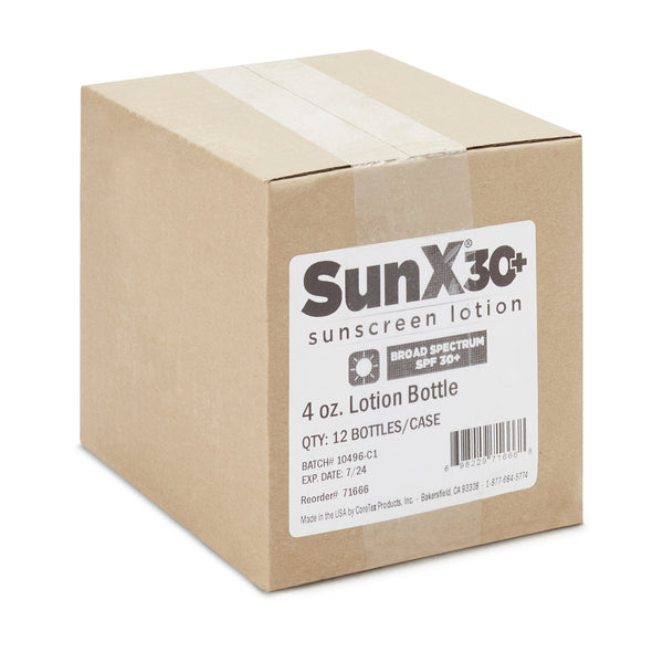 SunX® 30+ Sunscreen SPF 30 Lotion 4 oz. Bottle (1113336_CS) 12/CS