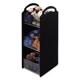 Vertiflex® Commercial Grade Compact Condiment Organizer, 6 Compartments, 6.13 x 8 x 18, Black (VRTVFCT18) Each