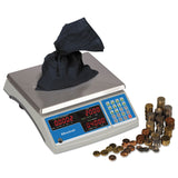 Brecknell Electronic 60 lb Coin and Parts Counting Scale, 11.5 x 8.75, Gray (SBWB140) Each