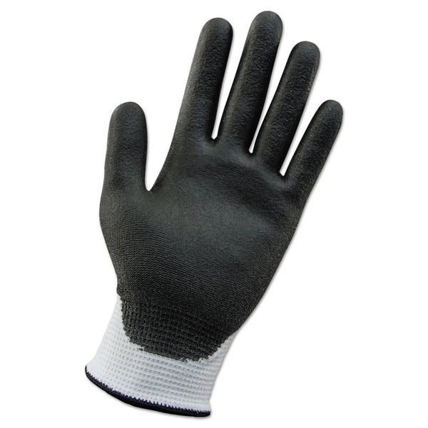 KleenGuard™ G60 ANSI Level 2 Cut-Resistant Gloves, 220 mm Length, Small, White/Black, 12 Pairs (KCC38689) 12 Pairs