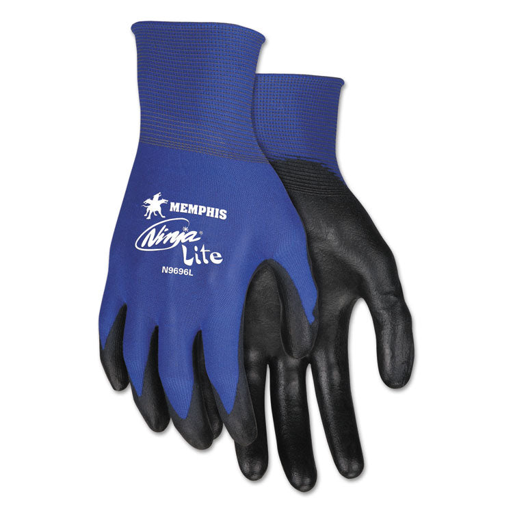 MCR™ Safety Ultra Tech TaCartonile Dexterity Work Gloves, Blue/Black, Medium, Dozen (CRWN9696M) 1 Dozen