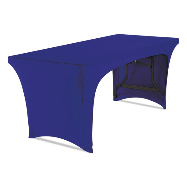 Iceberg iGear Fabric Table Cover, Open Design, Polyester/Spandex, 30" x 72", Blue (ICE16546) Each