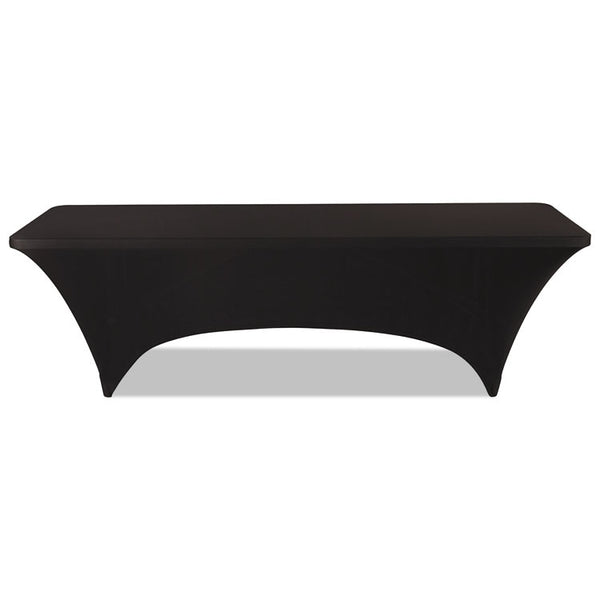 Iceberg iGear Fabric Table Cover, Polyester/Spandex, 30" x 96", Black (ICE16531) Each