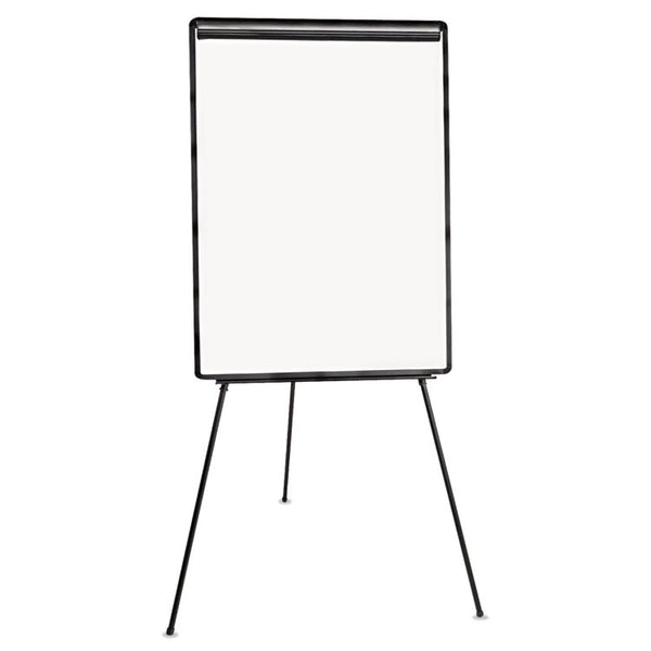 Universal® Dry Erase Board with Tripod Easel, 29 x 41, White Surface, Black Frame (UNV43032)