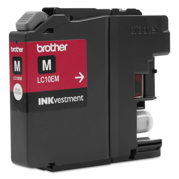 Brother LC10EM INKvestment Super High-Yield Ink, 1,200 Page-Yield, Magenta (BRTLC10EM)