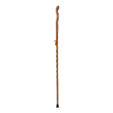 Brazos™ Twisted Fitness Walker Walking Stick Wood 48 Inch Height Brown (1229035_EA) 1/EA