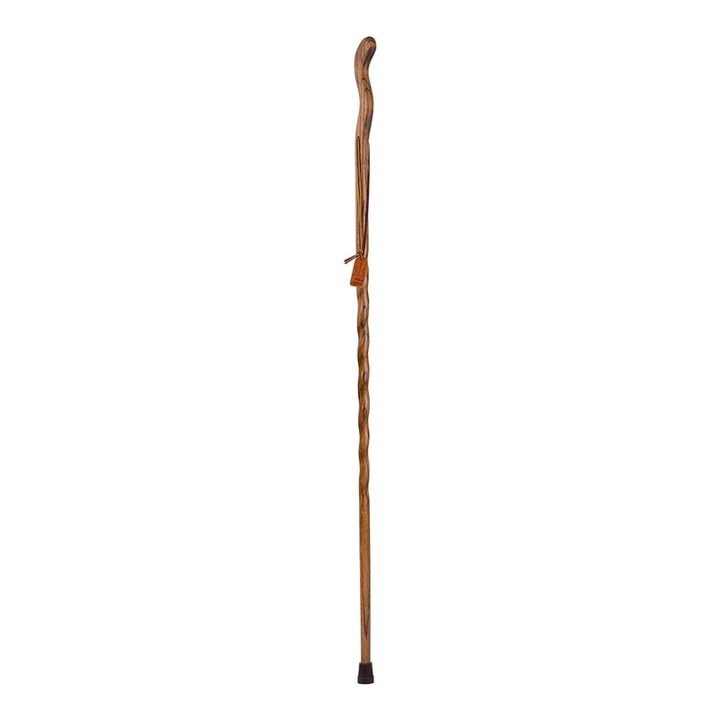 Brazos™ Twisted Fitness Walker Walking Stick Wood 48 Inch Height Brown (1229035_EA) 1/EA