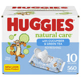 Huggies® Natural Care™ Refreshing Baby Wipe Soft Pack Cucumber / Green Tea Scent 560 Count (1160312_CS) 560/CS