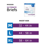 McKesson Unisex Adult Incontinence Brief X-Large Disposable Heavy Absorbency (1123846_CS) 60/CS