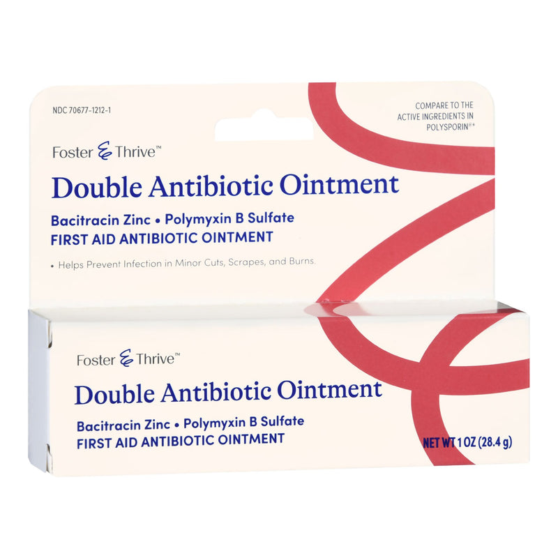 Foster & Thrive™ First Aid Antibiotic Bacitracin / Polymyxin B Ointment 1 oz. Tube (1245004_EA) 1/EA