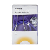 McKesson Brand Reusable Aneroid / Stethoscope Set 23 to 33 cm Adult Cuff Dual Head Sprague Stethoscope Pocket Aneroid (1029677_CS) 10/CS