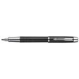 Parker® IM Premium Roller Ball Pen, Stick, Fine 0.7 mm, Black Ink, Black/Chrome Barrel (PAR1931658)