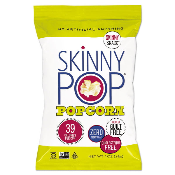 SkinnyPop® Popcorn Popcorn, Original, 1 oz Bag, 12/Carton (PCN00408)