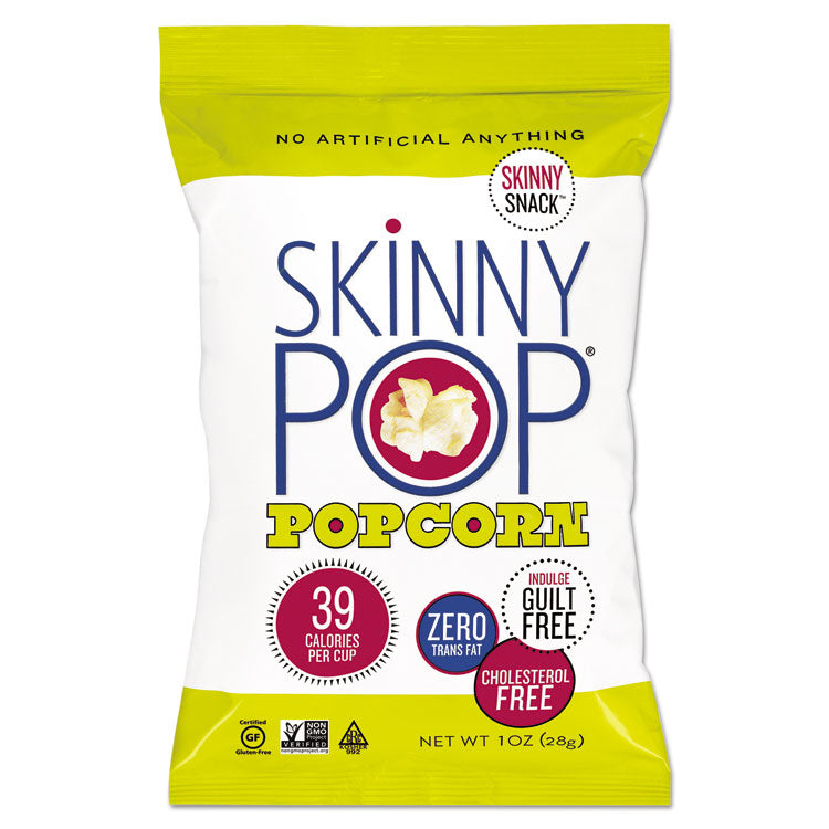 SkinnyPop® Popcorn Popcorn, Original, 1 oz Bag, 12/Carton (PCN00408) Case of 12