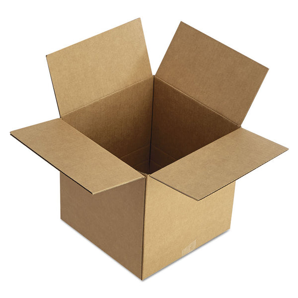 Universal® Fixed-Depth Corrugated Shipping Boxes, Regular Slotted Container (RSC), 12" x 12" x 8", Brown Kraft, 25/Bundle (UNV12128)