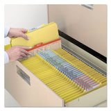 Smead™ Colored Pressboard Fastener Folders with SafeSHIELD Coated Fasteners, 2" Expansion, 2 Fasteners, Letter Size, Yellow, 25/Box (SMD14939)