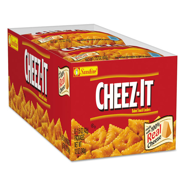 Sunshine® Cheez-it Crackers, 1.5 oz Bag, Reduced Fat, 60/Carton (KEB122264)