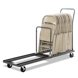 Alera® Chair/Table Cart, Metal, 600 lb Capacity, 20.86" x 50.78" to 72.04" x 43.3", Black (ALEFTCART)